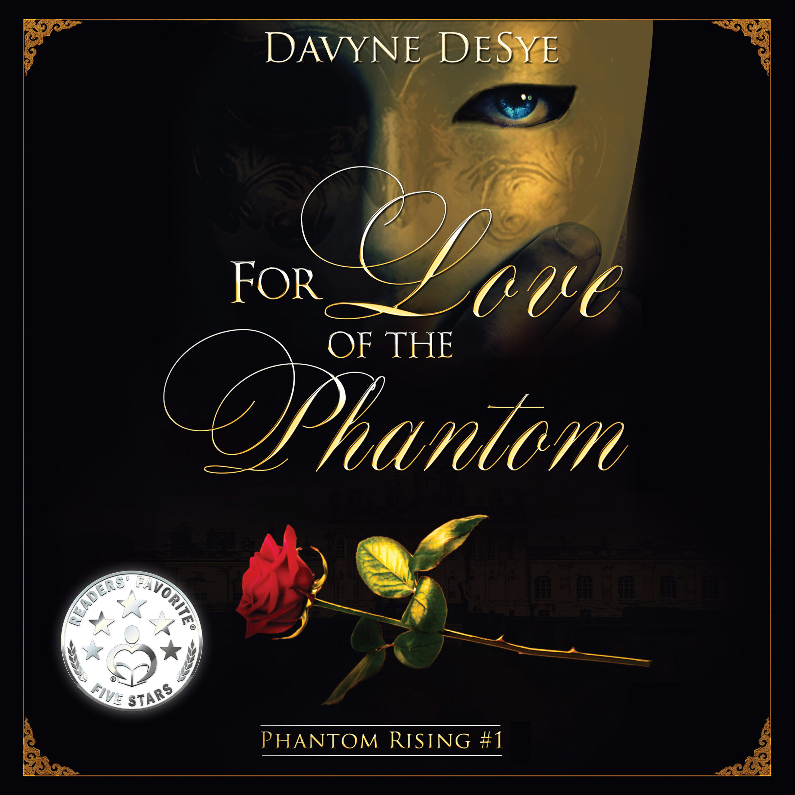 Audiobook Cover for For Love of the Phantom by Davyne DeSye